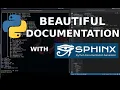 Auto-Generated Python Documentation with Sphinx See comments for update fix
