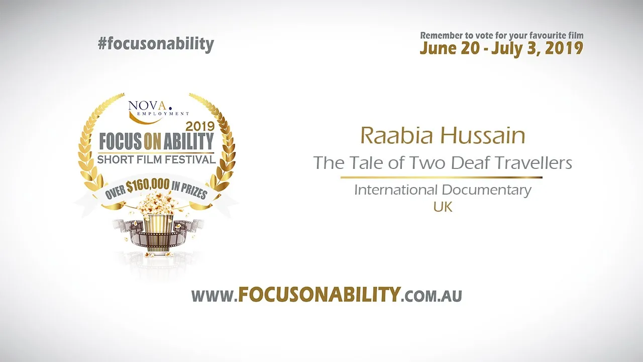 The Tale of Two Deaf Travellers (2019) — film still