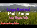 Lagu Lagu Kerinci - Padi Ampo by Ana Maya Sofa (Lirik)