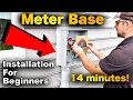 Meter Base Installation In 14 Minutes FAST And EASY