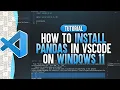 How To Install Pandas in Visual Studio Code Windows 11