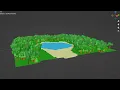 Blender - Place trees AUTOMATICALLY on surface