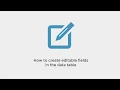 How to create editable fields in the data table