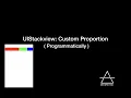 UIStackView Custom Layout Proportions