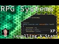 Unity RPG Tutorial Leveling and Stats