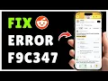 How to Fix Reddit Error F9C347 Reddit Error Code F9C347 2026