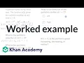 Worked example Motion problems with derivatives AP Calculus AB Khan Academy
