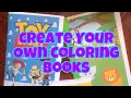 How To Make Mini and Jumbo Coloring Books Using Publisher