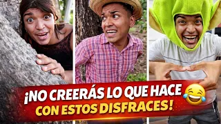 ¡NO CREERÁS LO QUE HACE CON ESTOS DISFRACES! 😂