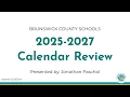 BCS 2025 2027 Calendar Presentation