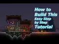 Terraria house how to build house Snow Cabinhouse Terraria Tutorial