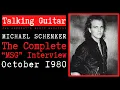 Michael Schenker The Complete 1980 MSG Interview
