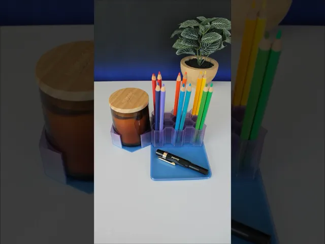 Honeycomb Desk Companion (vase) video thumbnail
