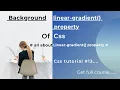 linear gradient css background linear gradient css css tutorial