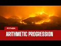 Arithmetic Progression and Quadratic in Python
