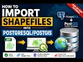 Publish shapefiles to postgreSQL