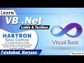 VB Net Tutorial 4 How to create Label Textbox HARTRON SKILL CENTRE FATEHABAD