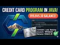 Java Credit Card Program in Minutes