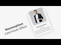 How to Neumorphism Card Hover Effect Encrypted Code