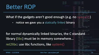 Return Oriented Programming