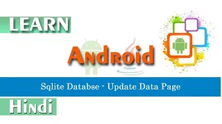 Android SQLite Database Tutorial How to Update Data in SQLite Database
