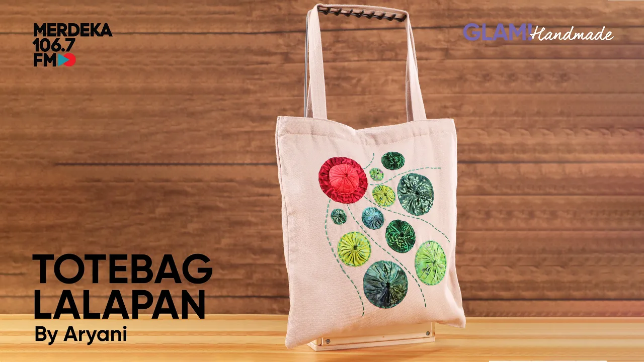 #Cara buat goodie bag bahan blacu#tas belanja. 