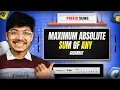 1749 Maximum Absolute Sum of Any Subarray Prefix Sums 2 Approaches