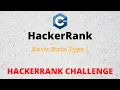 HackerRank Solution Basic Data Type in C