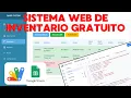 CREATE YOUR WEB INVENTORY SYSTEM IN LESS THAN 15 MINUTES