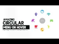 Circular Navbar Menu Using HTML and CSS Circular Navigation bar Menu HTML CSS