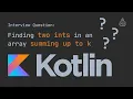 Coding Interview Find pairs with a given sum in an array