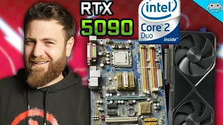 أقوى كرت بالعالم 5090 RTX مع معالج يشتغل برضى الوالدين 😂😎