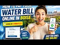 How to pay your water bill online in Boise