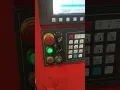 how to restart the program in fanuc control while going current