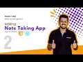 Note Taking App using JavaScript and ReactJs Day 02