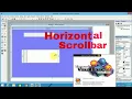 how to add a horizontal scrollbar in visual basic visual basic tutorial in basic 6 0