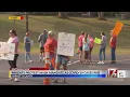 Parents protest at Harnett County School Board meeting 1 400 staff students in quarantine