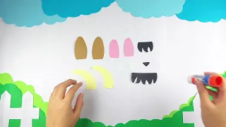 Goat Handpuppet Paper Craft