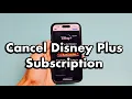 How to Cancel Disney Plus Disney Membership Subscription