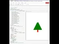 MERRY CHRISTMAS in Python Turtle Library