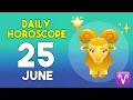 Aries horoscope today - June 25 2026