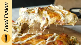 ranch pizza recipe by food fusion