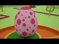 Leo the truck and Lea the truck make surprise eggs. Friends go egg hunting in the city.