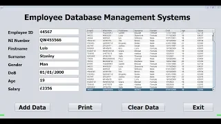 How to Create an Employee Database Management Systems using SQLite in Java NetBeans - Part 2 of 3
