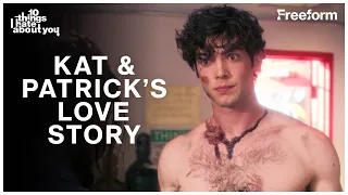 kat and patricks iconic love story from enemies to lovers 10 things i hate about you freeform