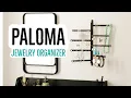 Wallniture Paloma Hanging Jewelry Organizer Wall Mount Earring Bracelet Necklace Holder