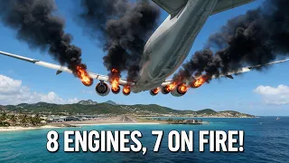 8 engines,7 on fire!