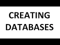 Tutorial 1 - CREATING DATABASES WITH POSTGRES AND MENTION OF IMPORTANT PSQL COMMANDS TO TAKE NOTE OF