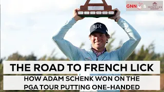 Adam Schenk won putting one-handed on the PGA Tour he explains how