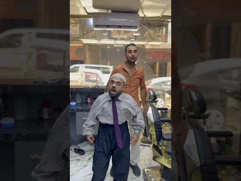 اذكى خطة للحلاقة ببلاش 😂😂#shorts